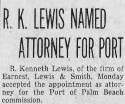 1944 R K Lewis Port Attorney Thumbnail