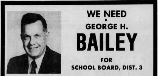 1980 George Bailey School Board